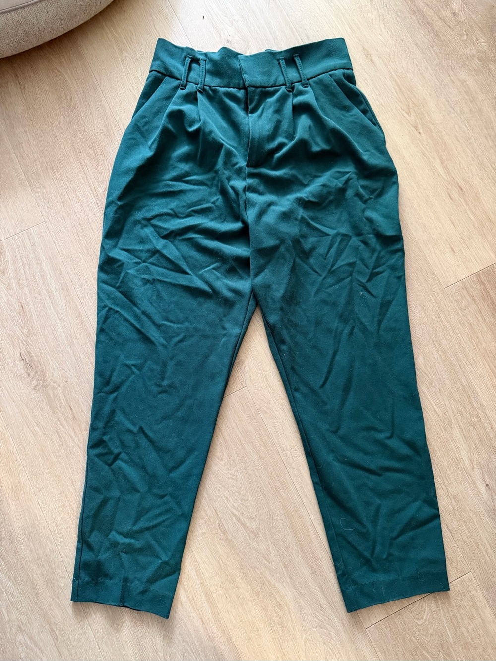 Zara TRF Collection Green Trousers